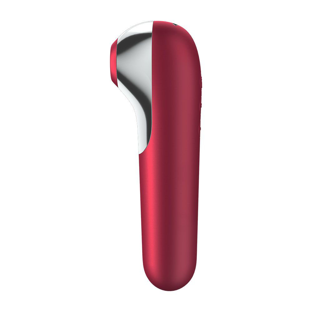 Satisfyer App Enabled Dual Love Clitoral Massager Red - Image 3