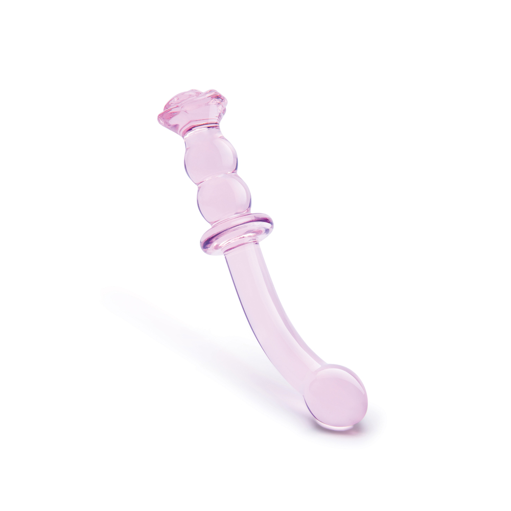 Glaze Glass Rosebud GSpot Dildo - Image 2