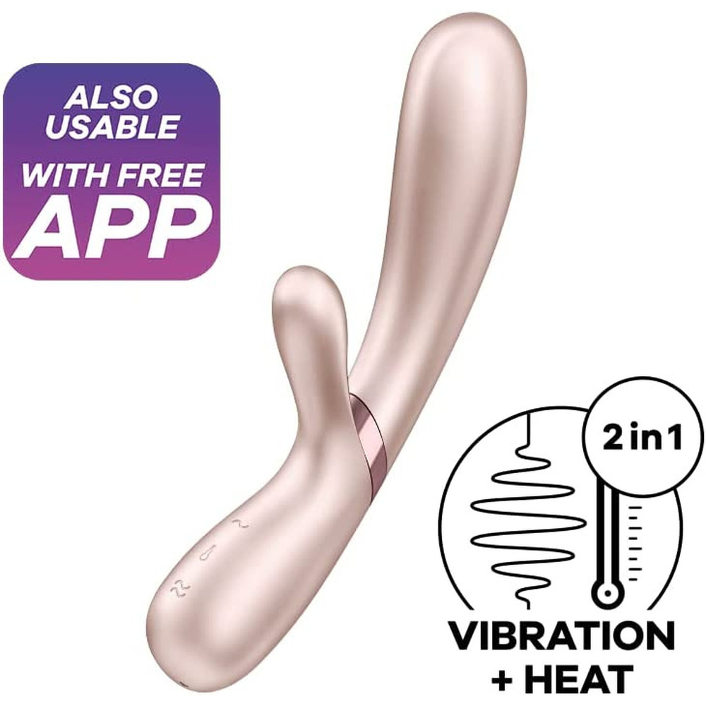 Satisfyer Hot Lover Warming Vibrator With App Control Pink - Image 2