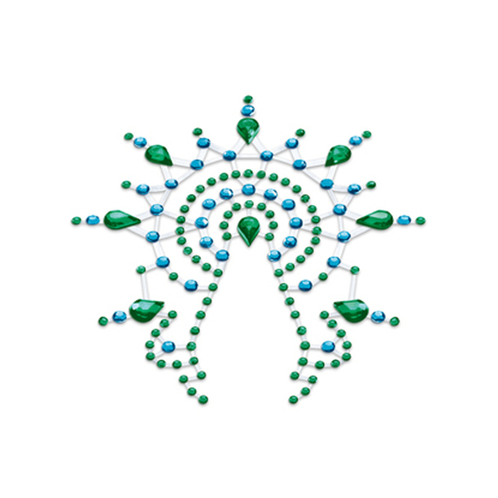 Petits Joujoux Gloria Nipple And Vagina Pasties Green - Image 2