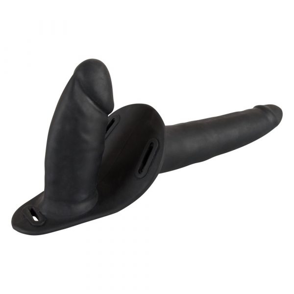 Black Double Dildo Strap On - Image 2