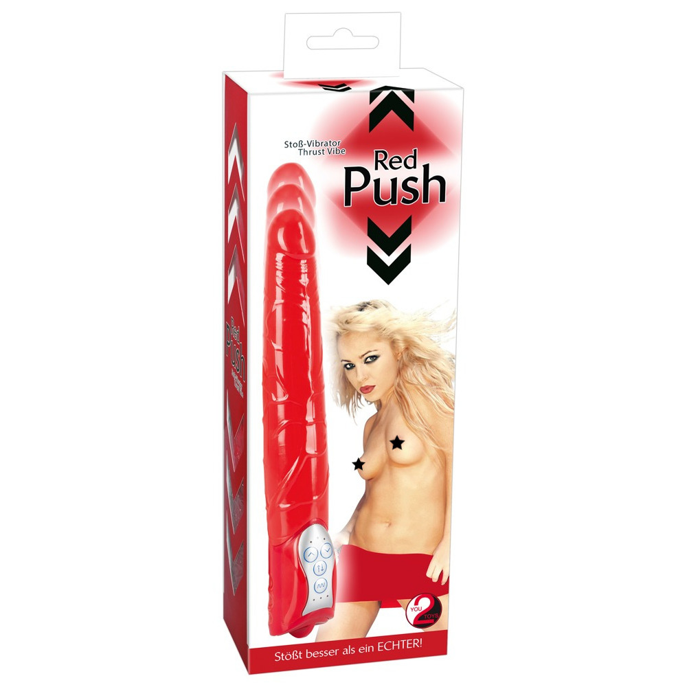 Red Push Standard Vibrator - Image 4