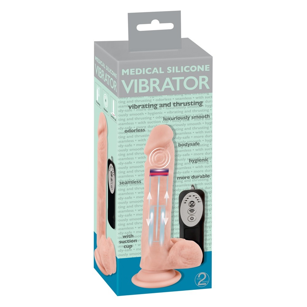 Medical Silicone Thrusting Vibrator - Image 4