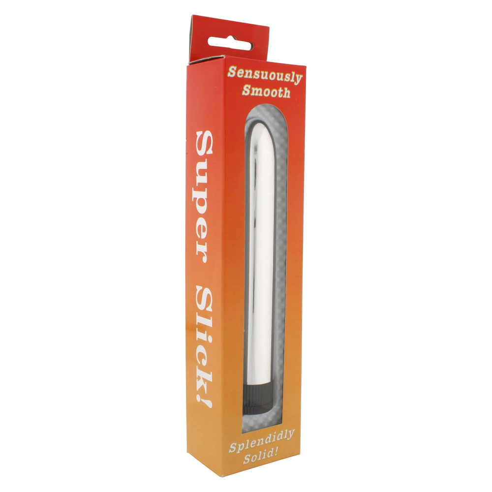 Super Slick Silver 7 Inch Vibrator - Image 2