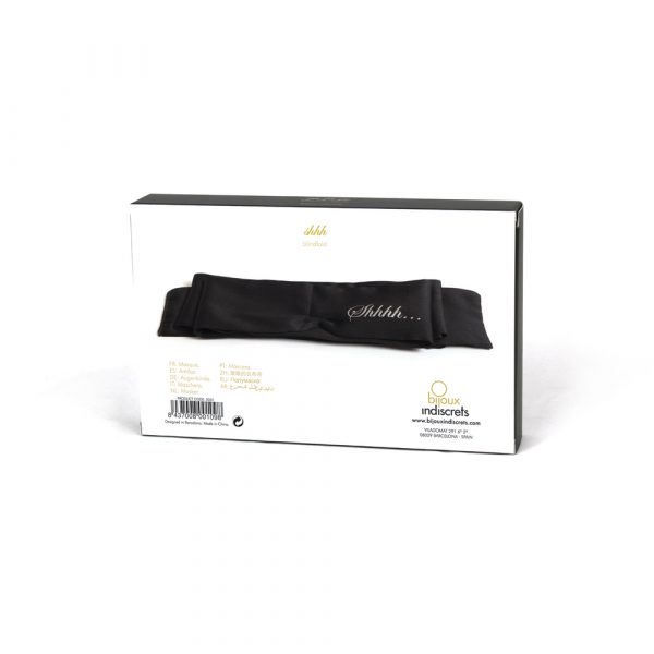 Bijoux Indiscrets Shhh Satin Luxury Blindfold - Image 4