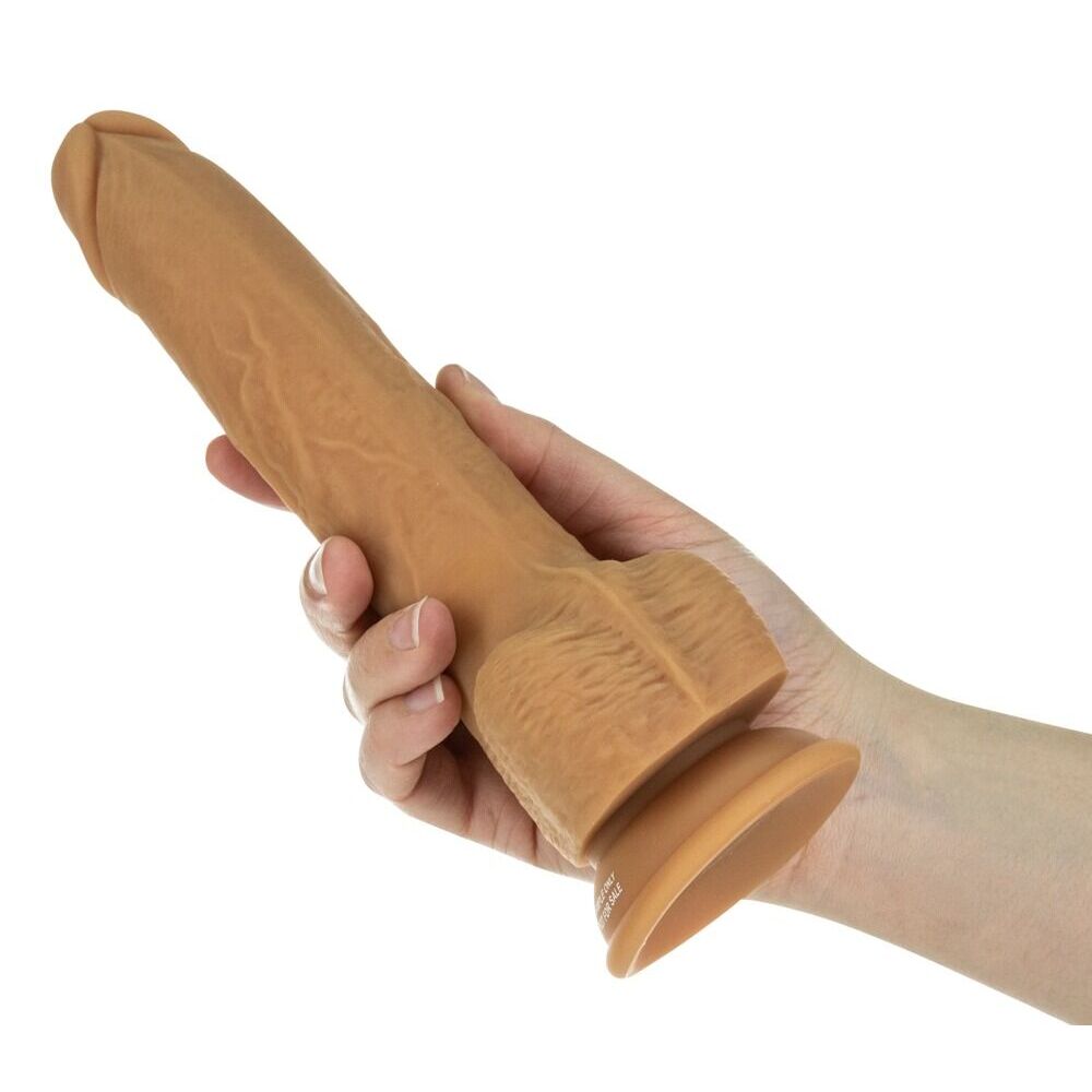Naked Attraction 9 Inch Thrusting Dildo Caramel - Image 3