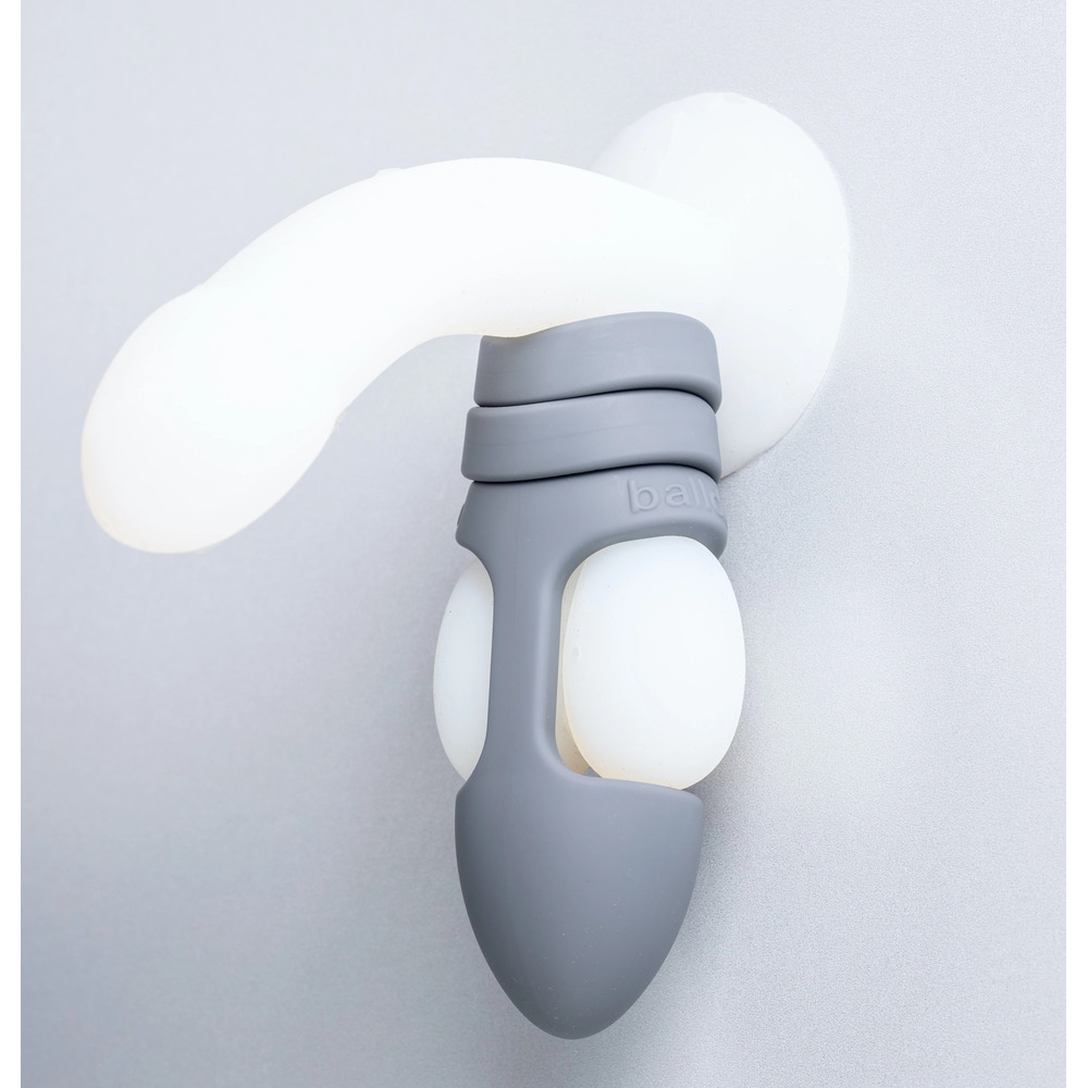 Balldo The Worlds First Ball Dildo Steel Grey - Image 2