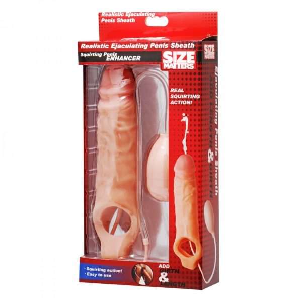Size Matters Realistic Ejaculating Penis Sheath - Image 3