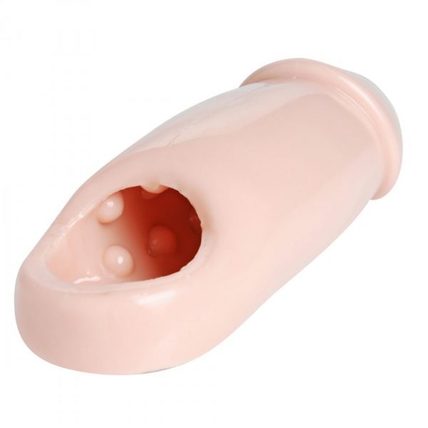 Size Matters Really Ample Wide Penis Enhancer Sheath Flesh - Image 2
