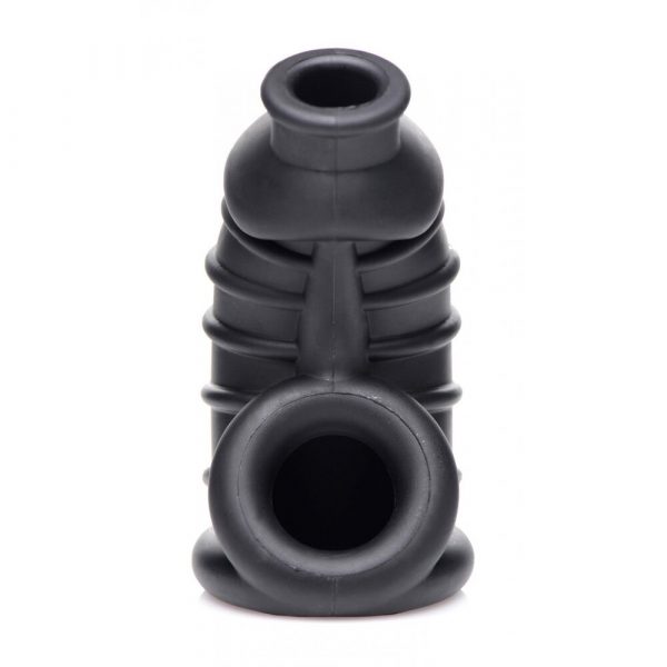 Master Series Dark Chamber Silicone Chastitys Cage - Image 3