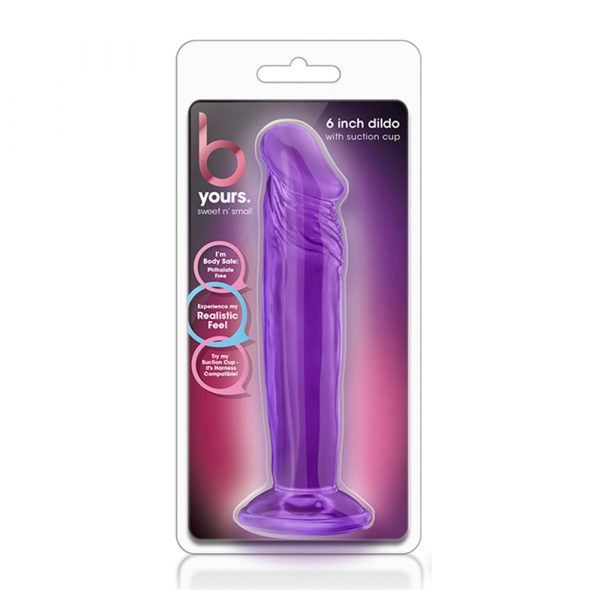 B Yours Sweet N Small 6 Inch Purple Dildo - Image 4