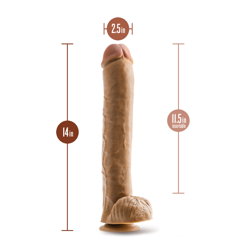 Dr. Skin Dr. Michael 14 Inch Dildo with Balls - Image 2
