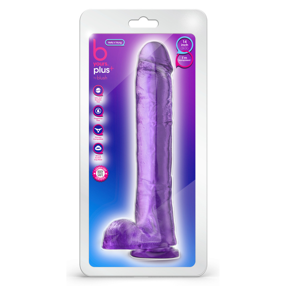 B Yours Plus Hefty N Hung 14 Inch Dildo - Image 4