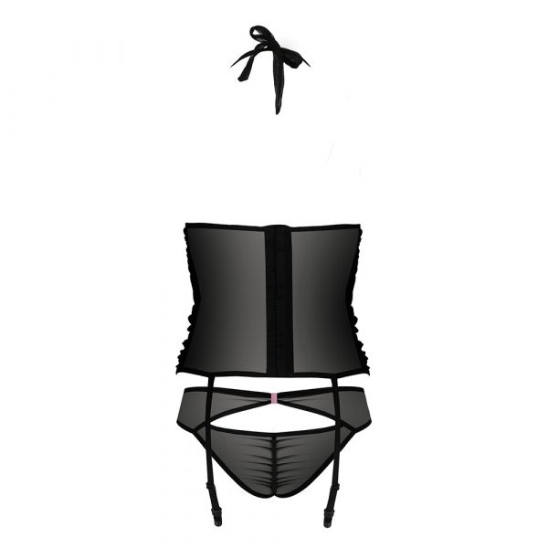 Passion Praline Black And Pink Corset - Image 4