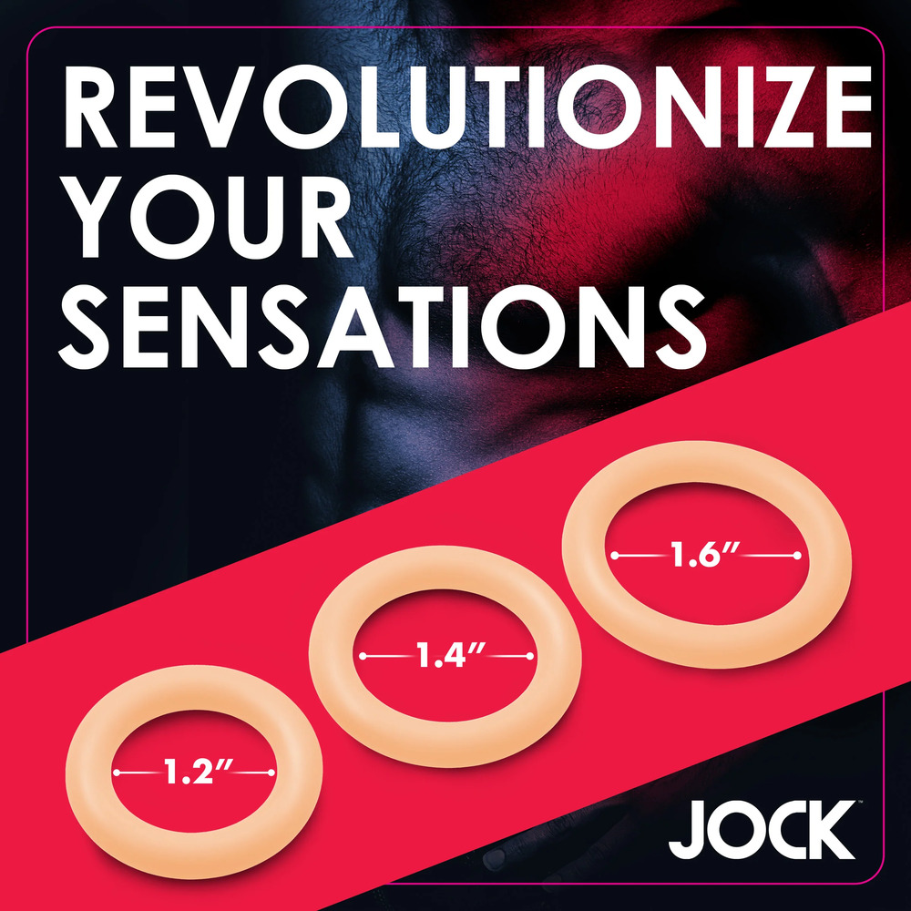 Jock Discreet Silicone Cock Ring Set - Image 4