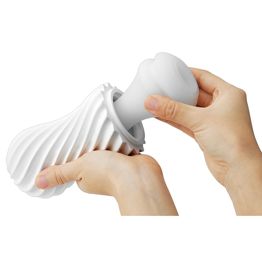 Tenga Flex Silky White Masturbator - Image 3