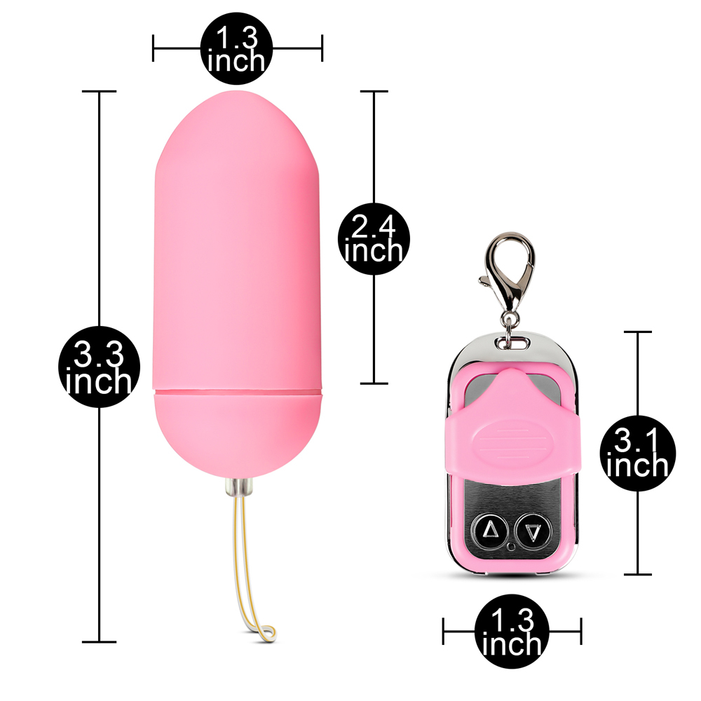 10 Function Remote Control Vibrating Pink Egg - Image 4