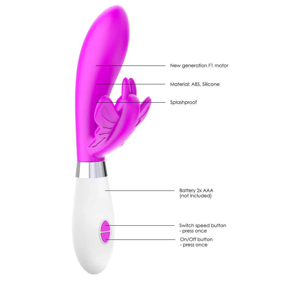Luminous Alexios Ultra Soft Clit Stim Vibe Fuchsia - Image 2