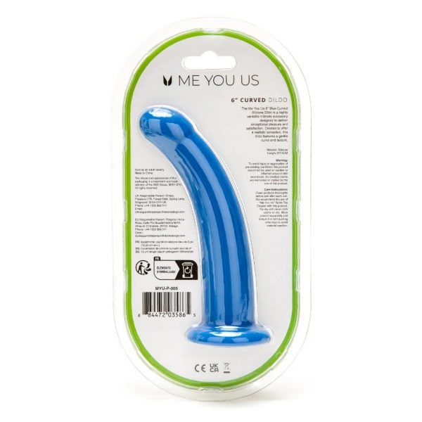 Me You Us 6 Inch Curved Silicone Dildo - Image 4