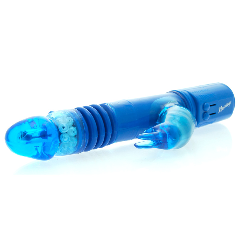 Deep Stroker Rabbit Vibrator Blue - Image 2