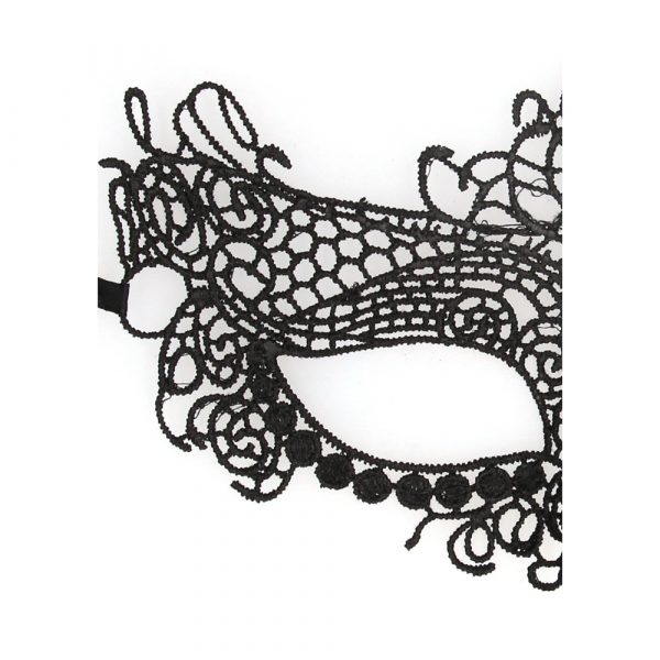 Ouch Queen Black Lace Mask - Image 2