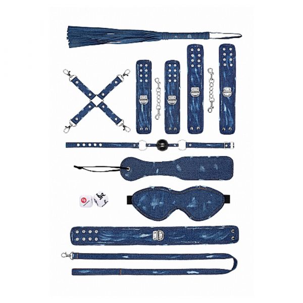 Ouch Tough Denim Style Bondage Kit - Image 3