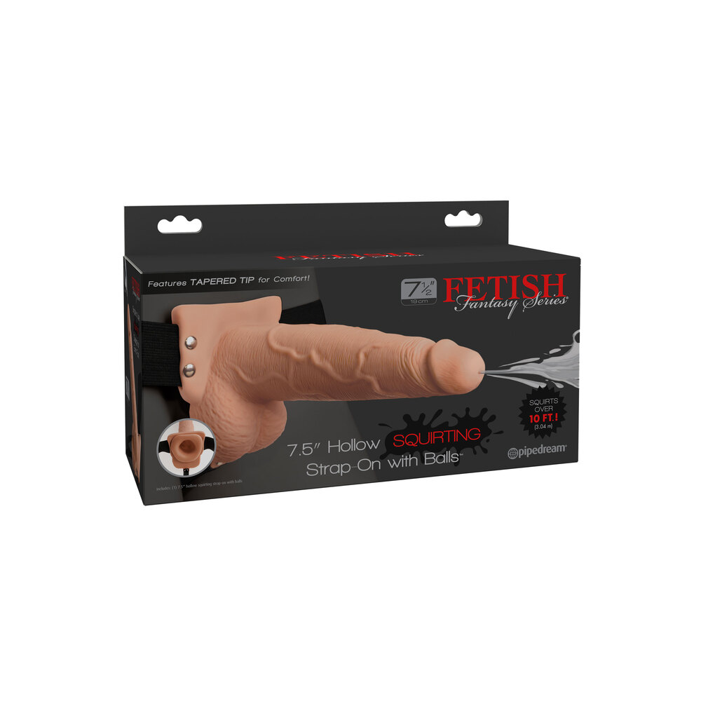 Fetish Fantasy 7.5 Inch Hollow Squirting Strapon - Image 4