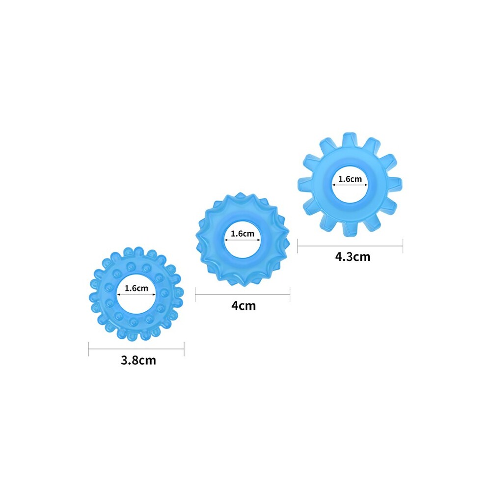 Lovetoy Glow In The Dark Lumino Play Cock Rings X3 - Image 3
