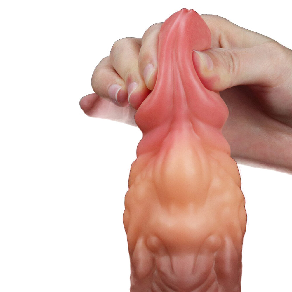 Lovetoy 7 Inch Dual Layered Silicone Cock - Image 2