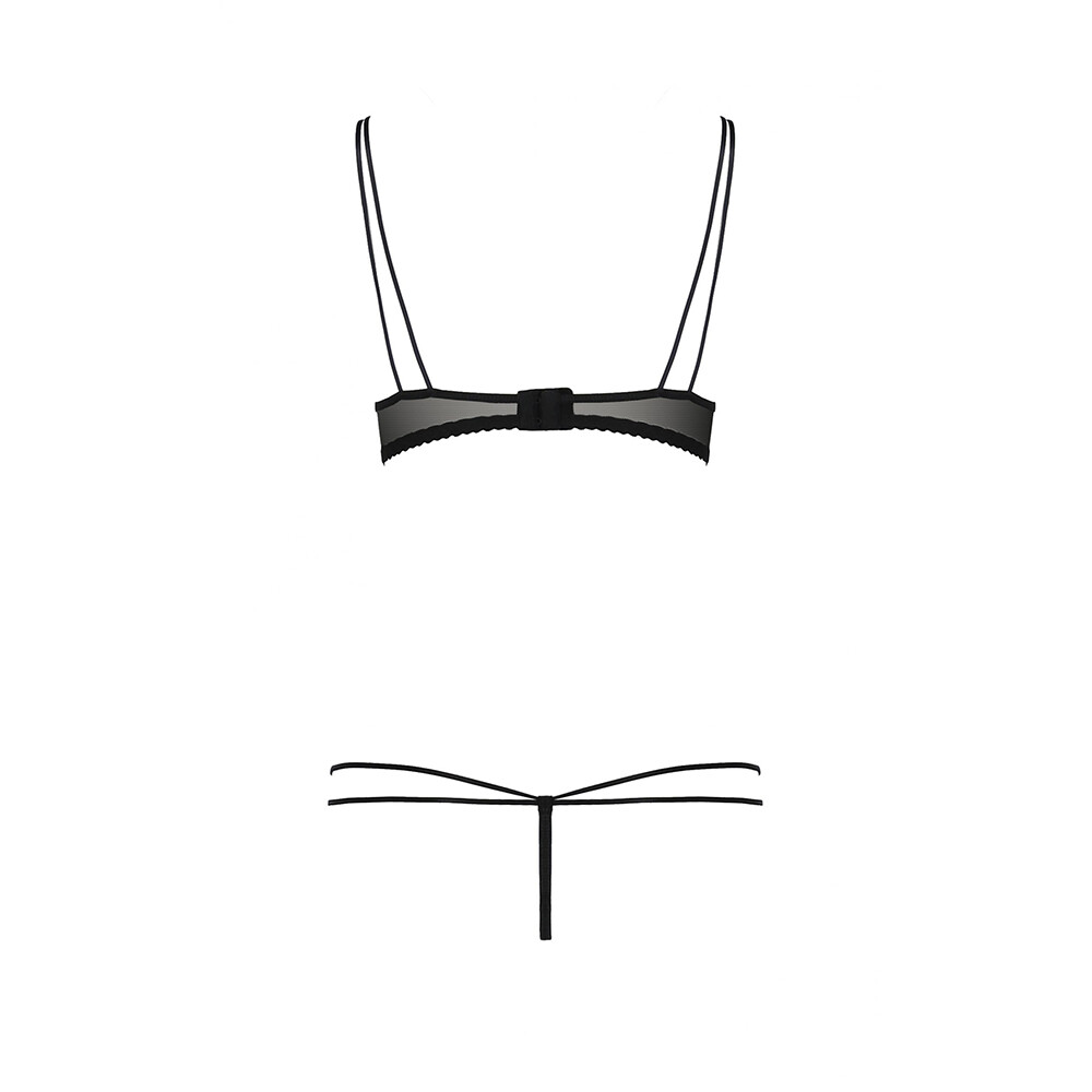 Passion Midori Red And Black Bra Set - Image 4