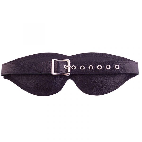 Rouge Garments Large Black Padded Blindfold - Image 2