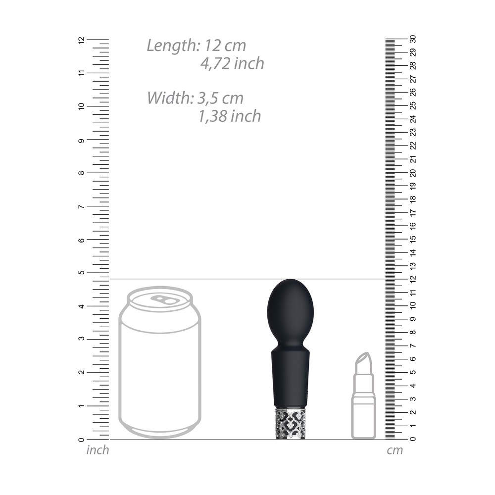 Royal Gems Brilliant Rechargeable Bullet Black - Image 2