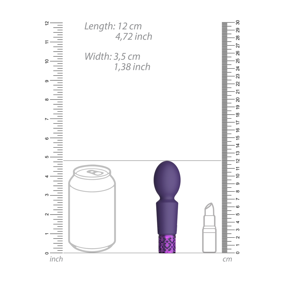 Royal Gems Brilliant Rechargeable Bullet Purple - Image 2
