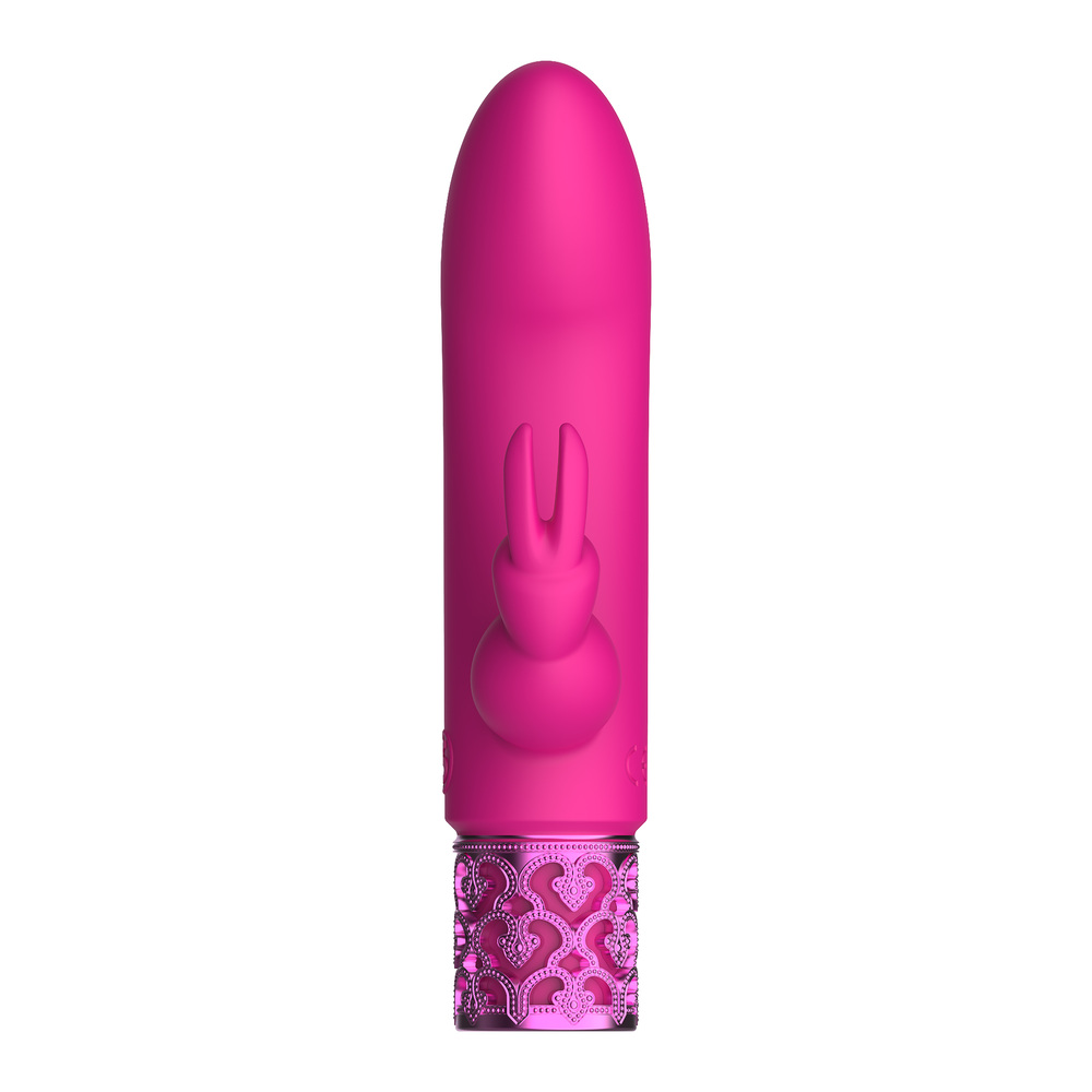 Royal Gems Dazzling Rechargeable Rabbit Bullet Pink - Image 2