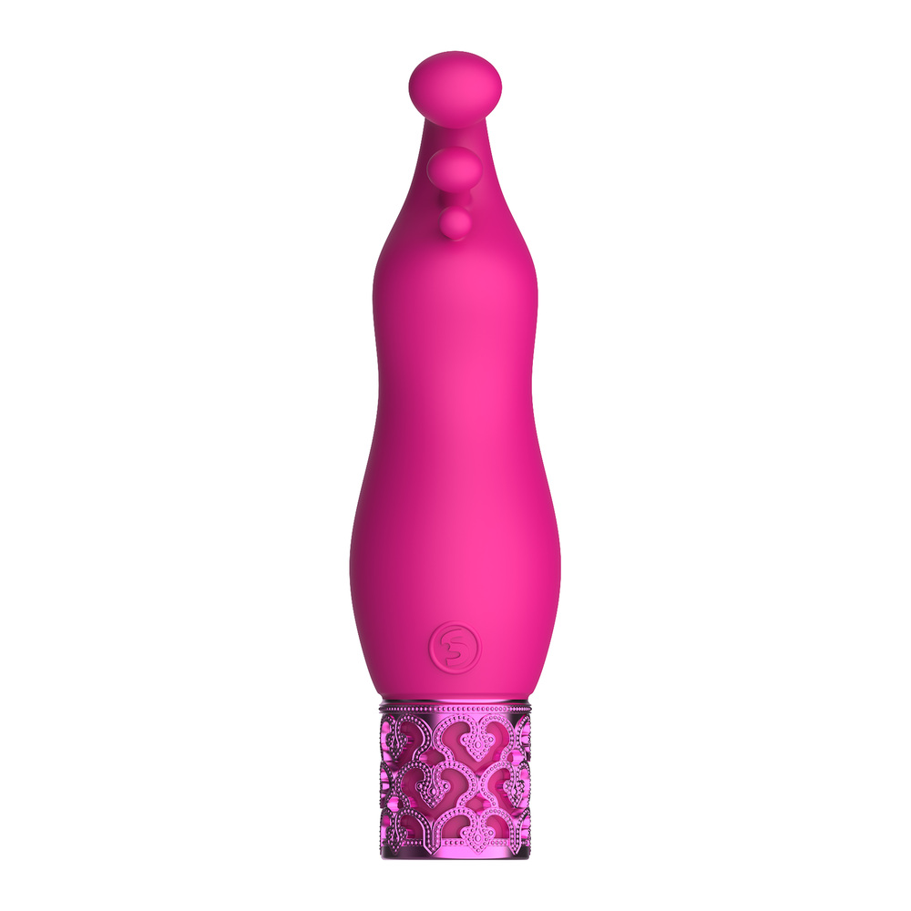 Royal Gems Exquisite Rechargeable Silicone Bullet Pink - Image 2