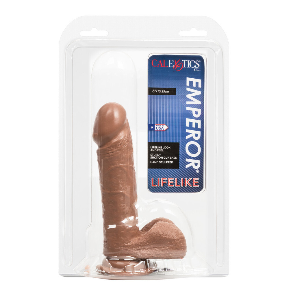 Emperor Brown 6 Inch Realistic Dildo - Image 4