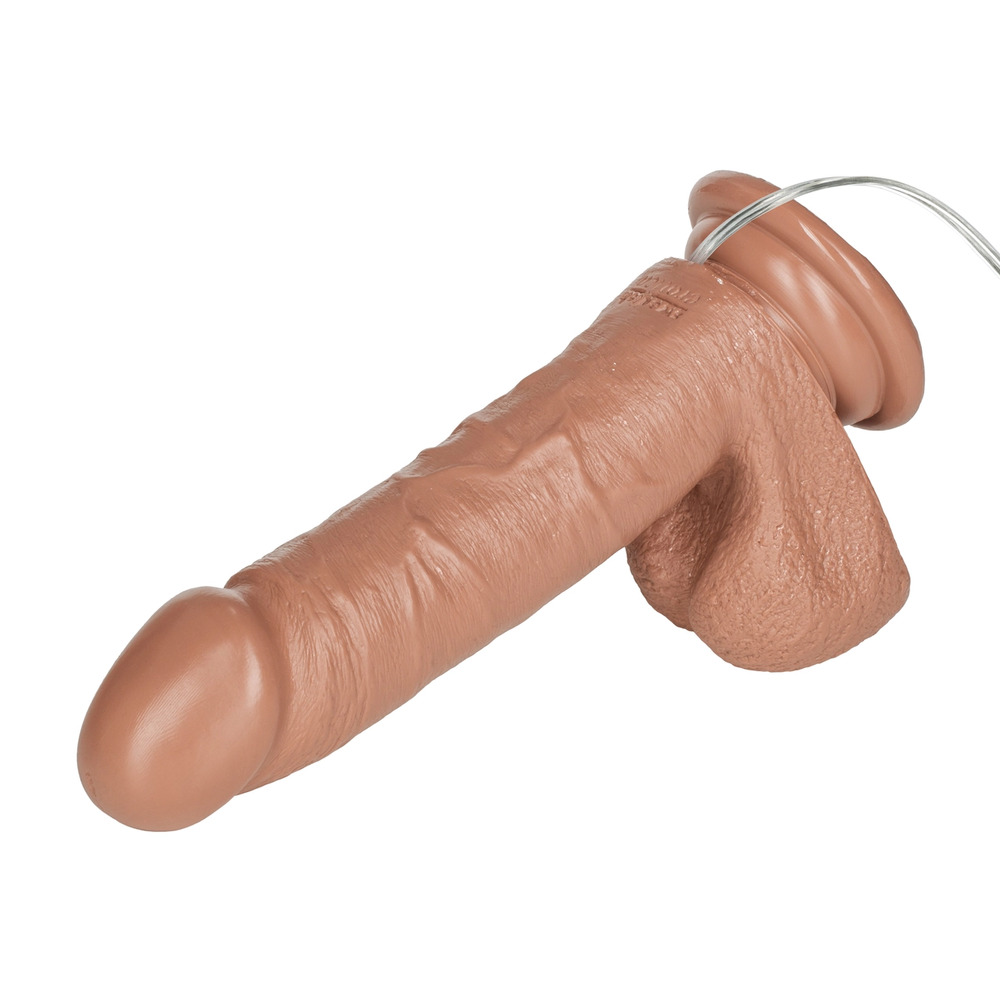Emperor 6 Inch Life Like Vibrator Flesh Brown - Image 2
