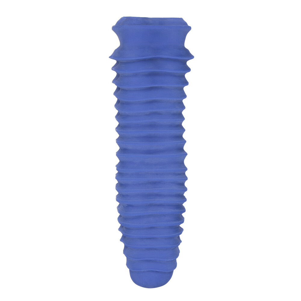 Apollo Stroker Closed End Textured Masturbator Blue - Image 2