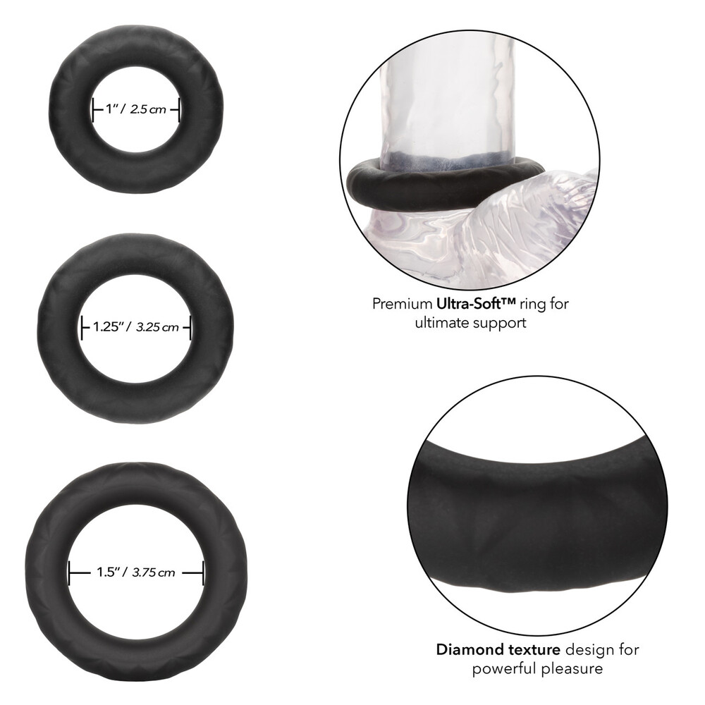 Link Up Ultra Soft Supreme Cock Ring Set - Image 2
