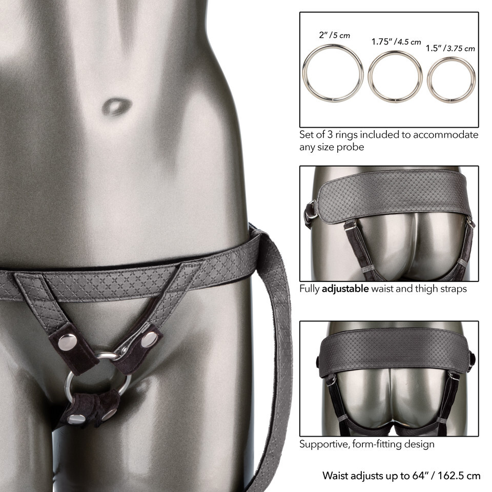 The Royal Vibrating Set Crotchless Strap On Plus Vibrating Probe - Image 2