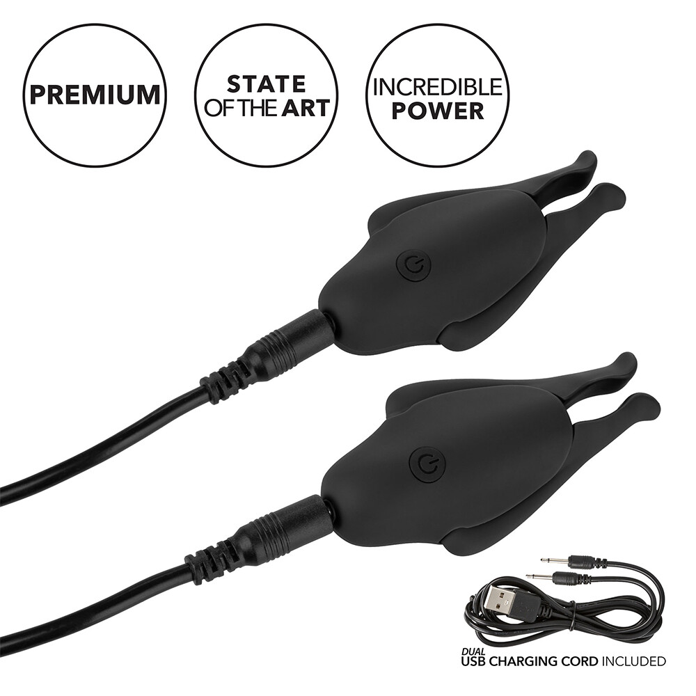 Rechargeable Nipplettes Vibrating Nipple Clamps - Image 4