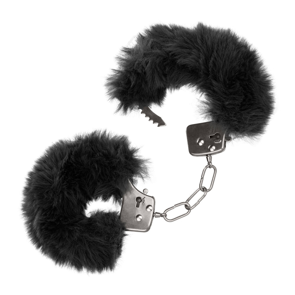 Ultra Fluffy Furry Cuffs Black - Image 2