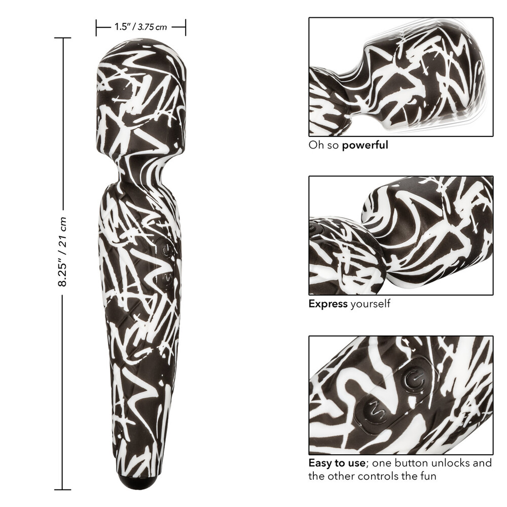 Rechargeable Waterproof Hype Massager Wand - Image 2