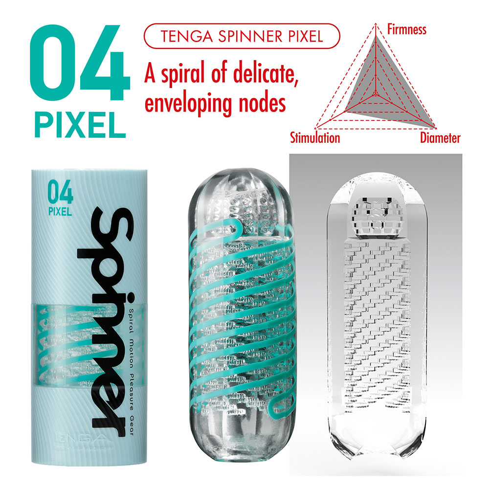 Tenga 04 Pixel Spinner Masturbator - Image 2