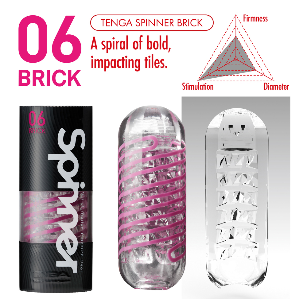 Tenga 06 Brick Spinner Masturbator - Image 2