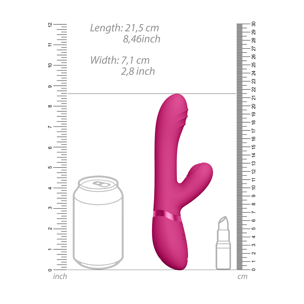 Vive Tani Finger Motion With Pulse Wave Vibrator Pink - Image 3
