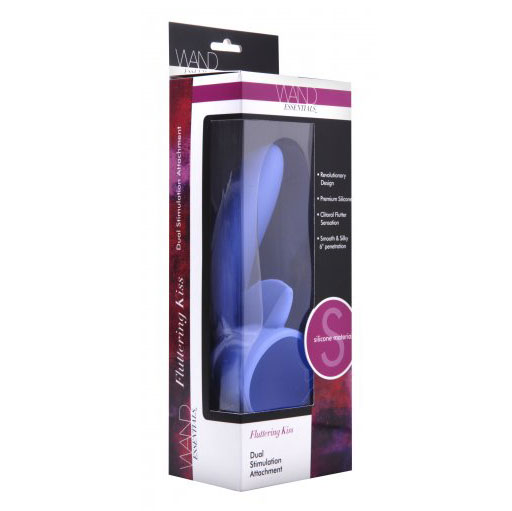 XR Wand Essentials Fluttering Kiss Dual Stimlation Attachment - Image 3