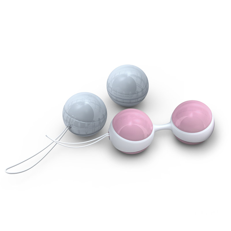 Lelo Luna Mini Beads Pink And Blue - Image 2
