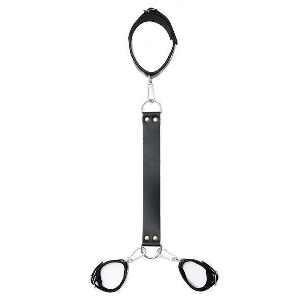 Leather Neck And Wrist Cuffs - Image 2